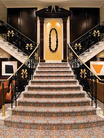 The Grand Staircase aboard the Azamara Quest